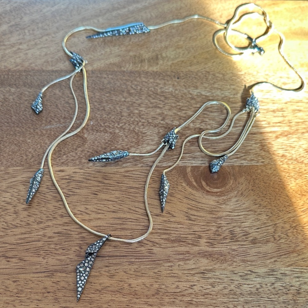 Alexis Bittar Gold and Silver Necklace